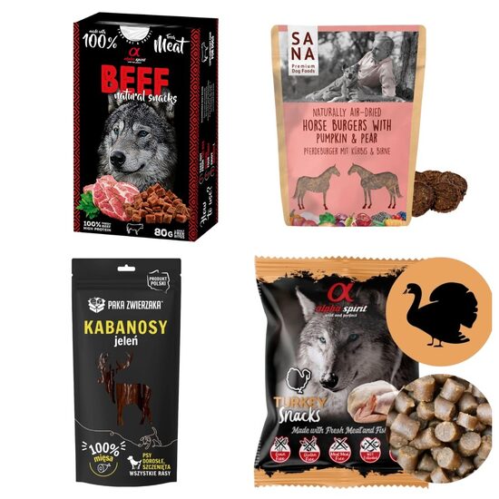 Gardumi, uzkodas, apmācībai suņiem