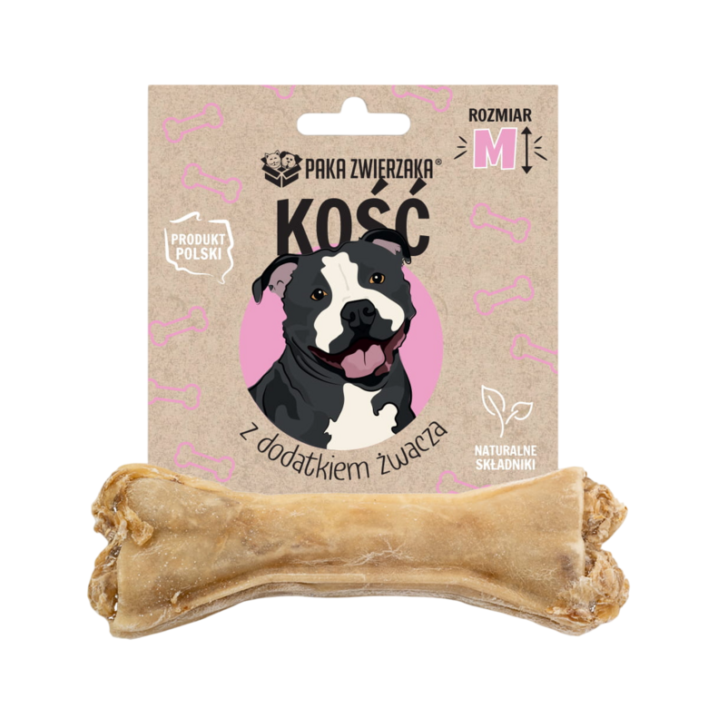 Dabiskais suņu košļājamais kauls ar liellopa kuņģi-spurekli – veselīgs un drošs gardums M 12cm | XL 17cm