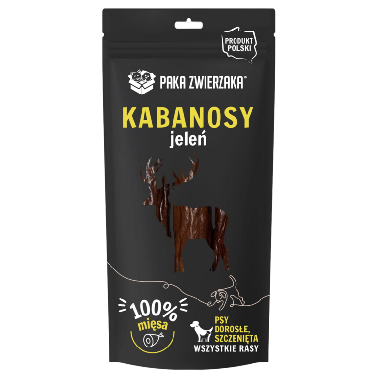 Brieža gaļas kraukšķīgās desiņas suņiem (3 gab) 80g