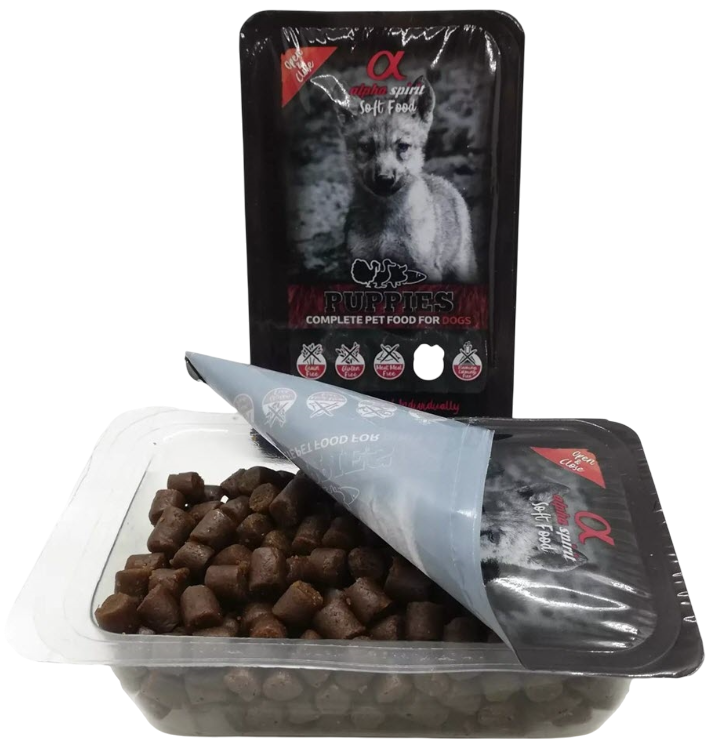 Puppies 200 g SEMI-WET Alpha Spirit