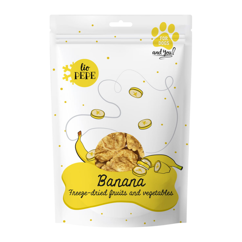 Liofilizēti banāni vitamīnu bumba suņiem 30g