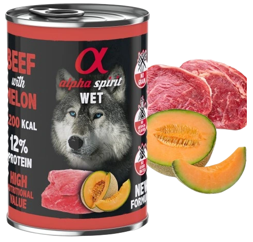 Liellopu gaļa ar meloni konservi suņiem 400 g