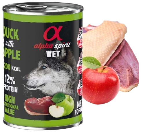 Pīles gaļa ar āboliem konservi suņiem 400 g