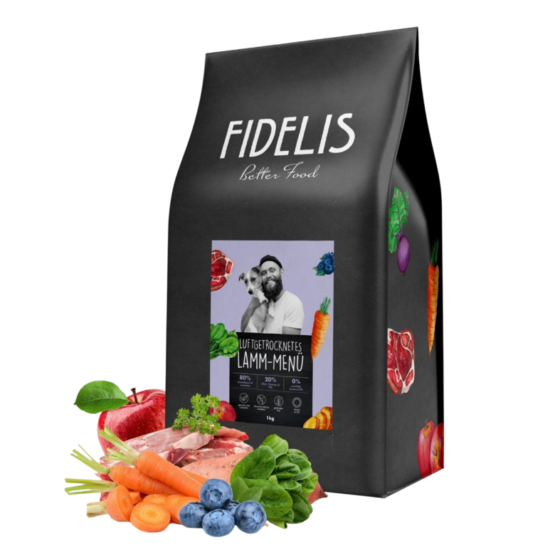 Jēra gaļas liofilizēta pilnvērtīga barība suņiem 1kg