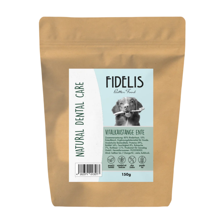 Vital dabiskās zobu aprūpes košļājamās nūjiņas ar pīles gaļu suņiem 150g