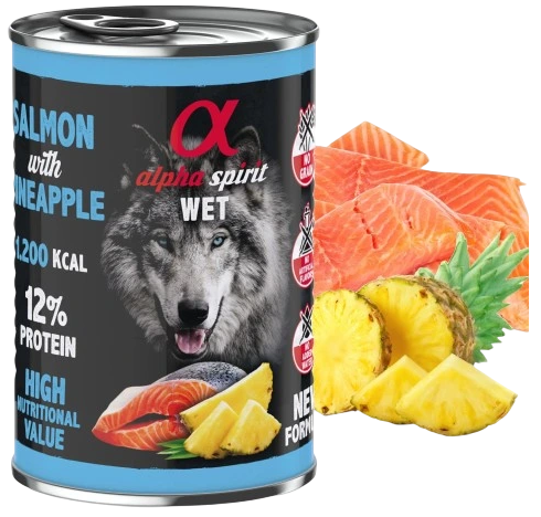 Lasis ar ananāsiem konservi suņiem 400 g