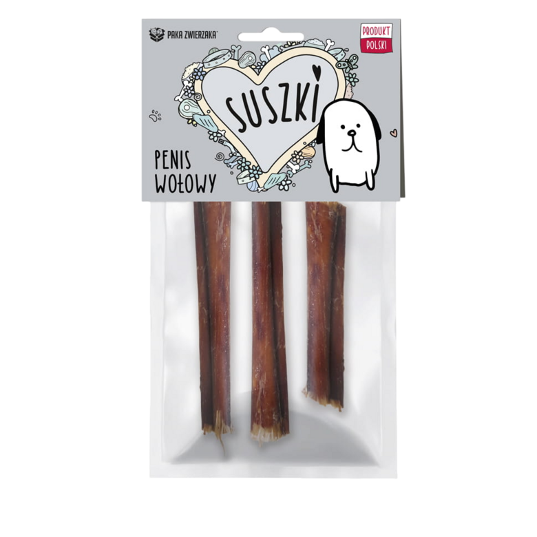 Žāvēts liellopa penis 3 gab iepakojumā