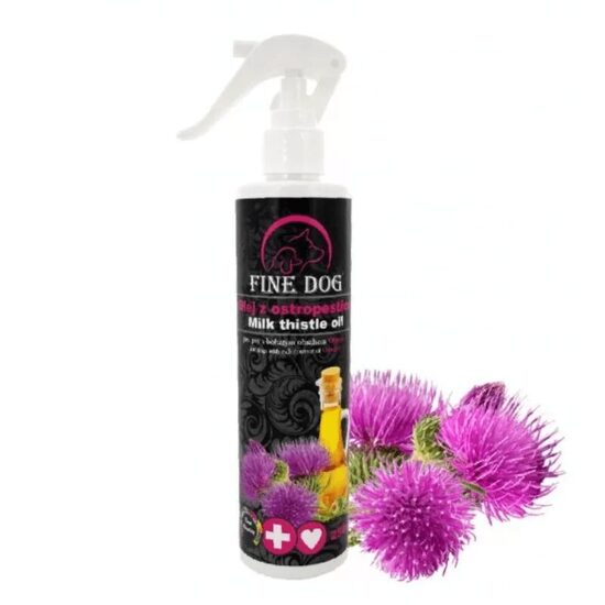 FINE DOG mežrozīšu eļļa ar aerosolu 250ml suņiem un kaķiem