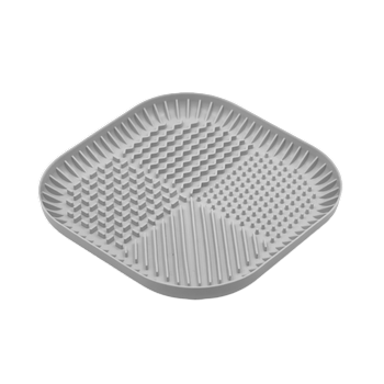 Lēnas barības neslīdošs paklājiņš suņiem un kaķiem Slow Fibowl 27x 27 cm | krāsu variācija