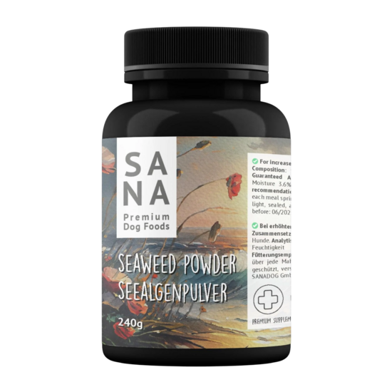 Jūras aļģu pulveris suņiem 240g